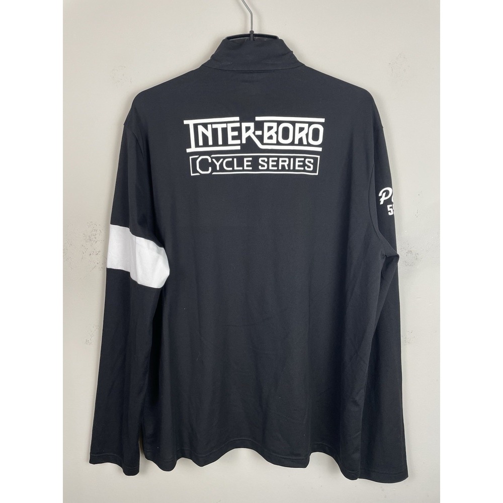 Polo Ralph Lauren Inter-Boro Cycle Series 1/4 Zip Shirt Sz XXL Black Long Sleeve - Picture 3 of 8